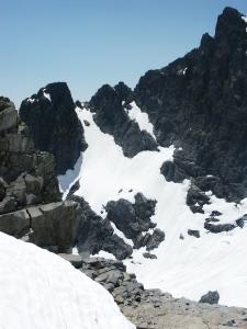 back along spur above(west) lower glacier